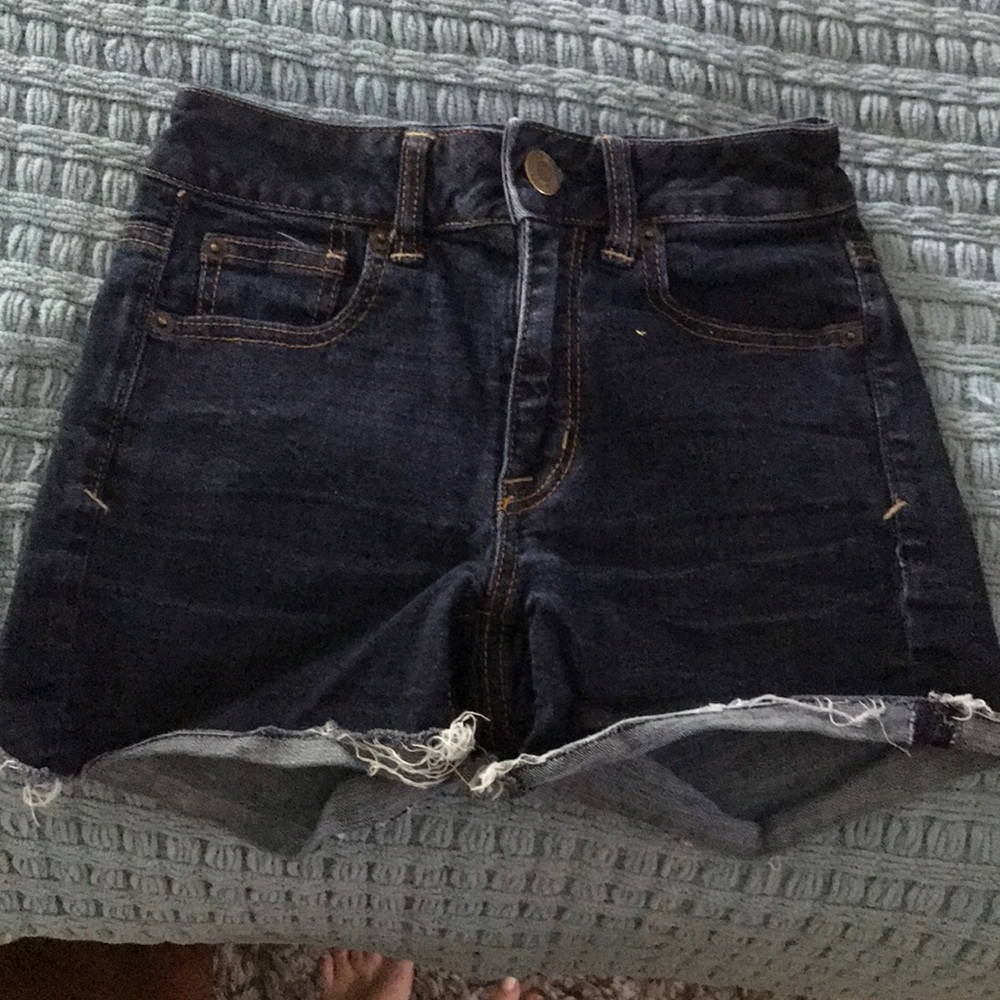 American Eagle Dark Denim Shorts